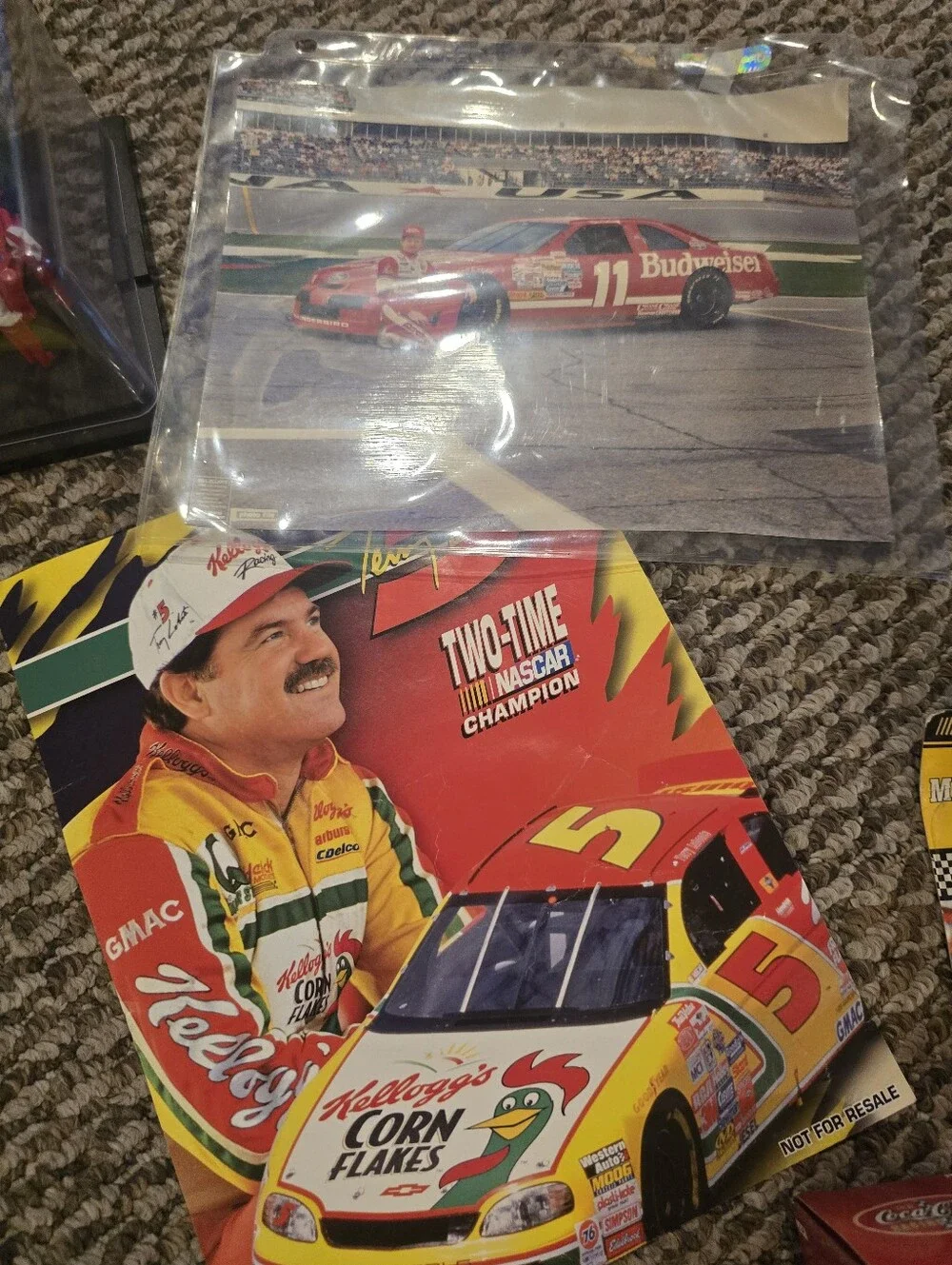 NASCAR Bobblehead - Black & Red Racing Suit Entire Lot Included